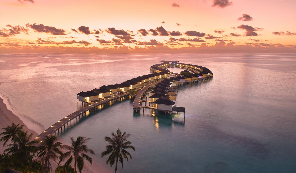 Aerial of Kandima Maldives