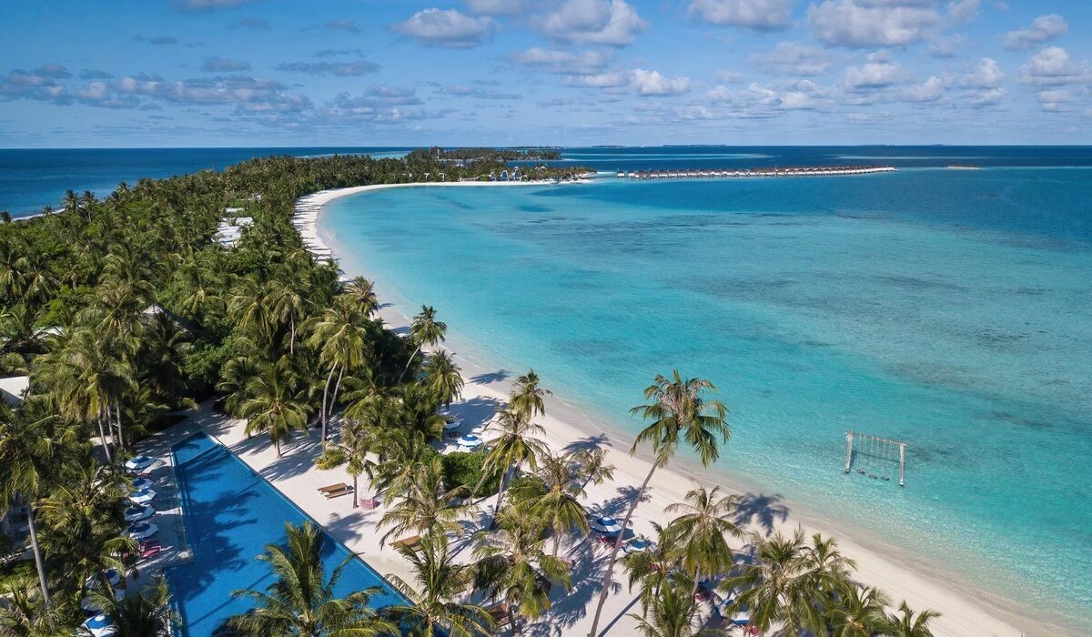 Aerial of Kandima Maldives